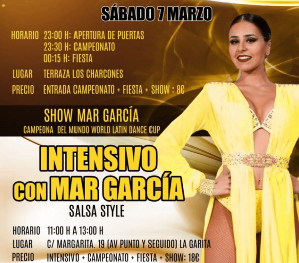 Cartel de la actividad (Foto TA)